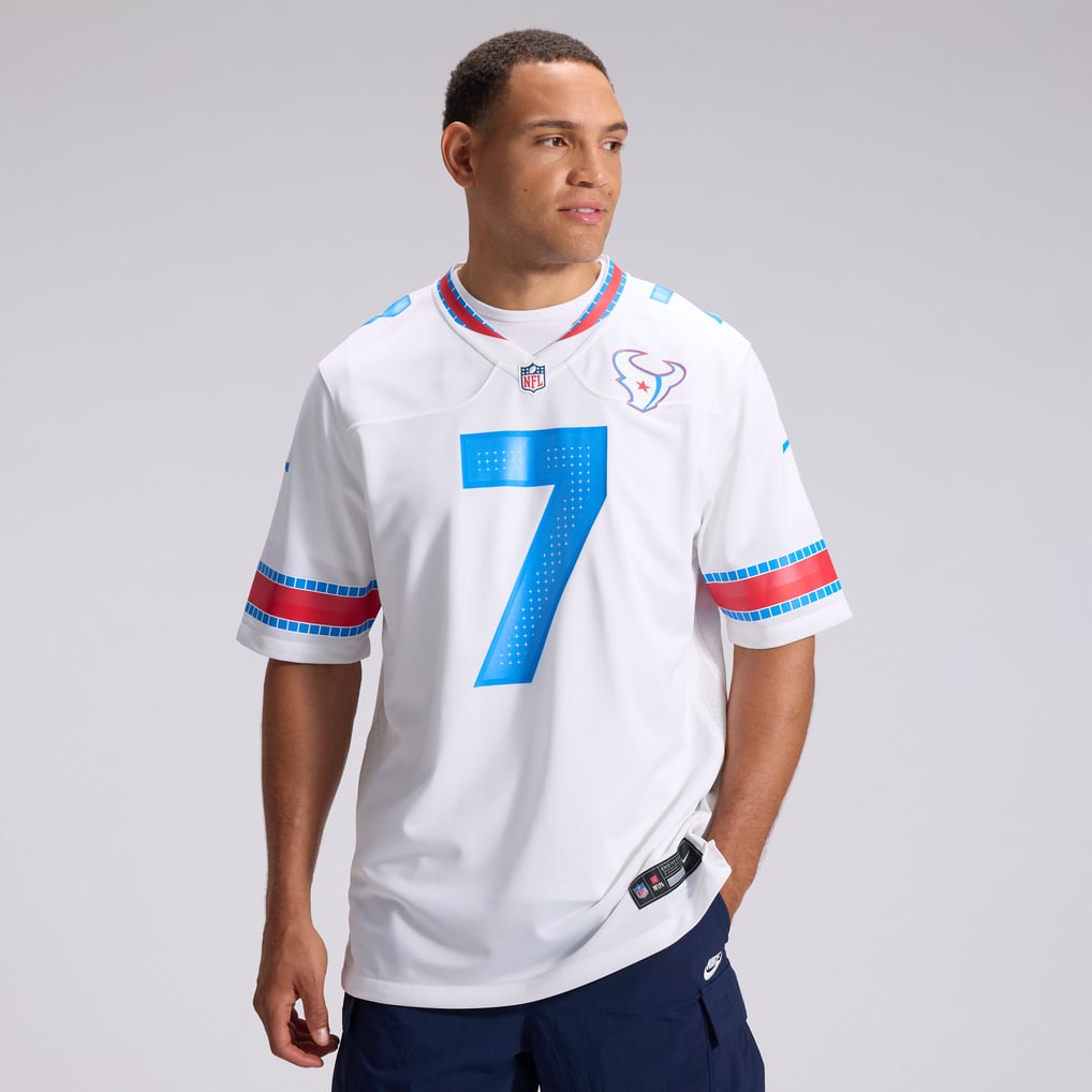 Men's Houston Texans C.J. Stroud White 2026 Rivalries Collection Game Jersey