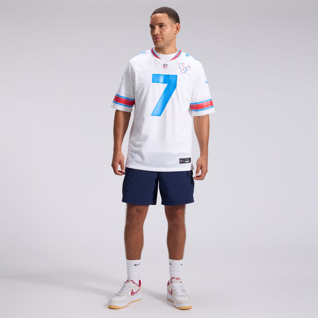 Men's Houston Texans C.J. Stroud White 2026 Rivalries Collection Game Jersey