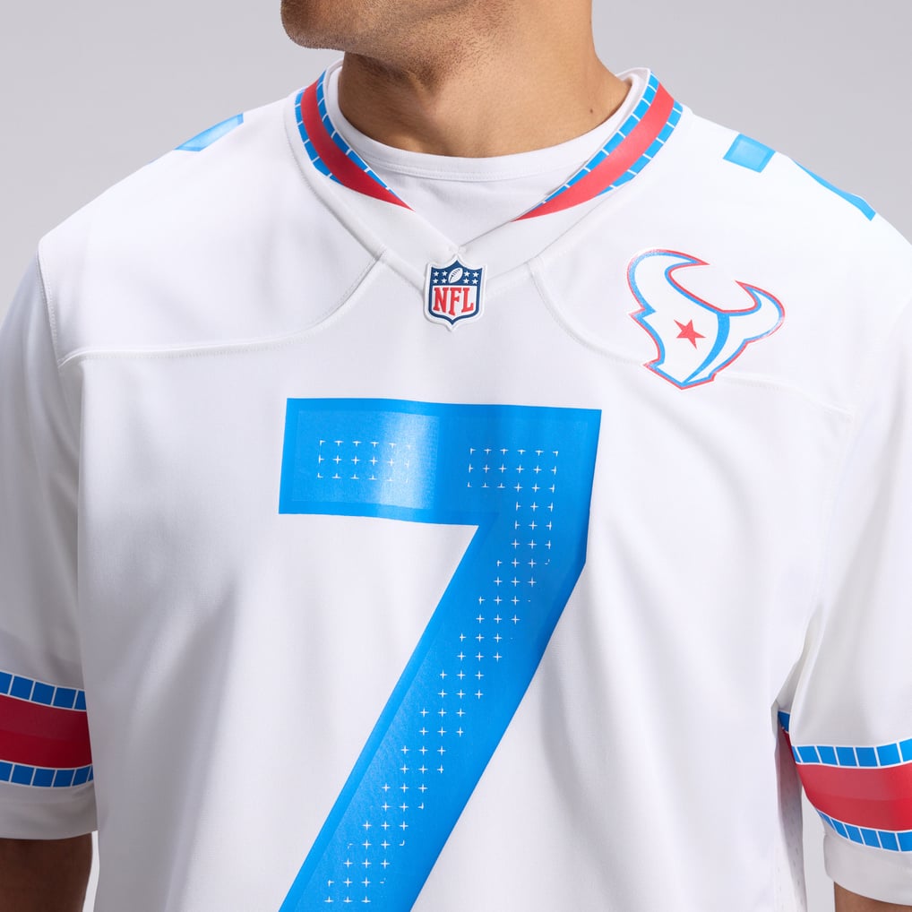 Men's Houston Texans C.J. Stroud White 2026 Rivalries Collection Game Jersey