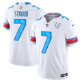 Men's Houston Texans C.J. Stroud White 2026 Rivalries Collection Stitched Limited Jersey