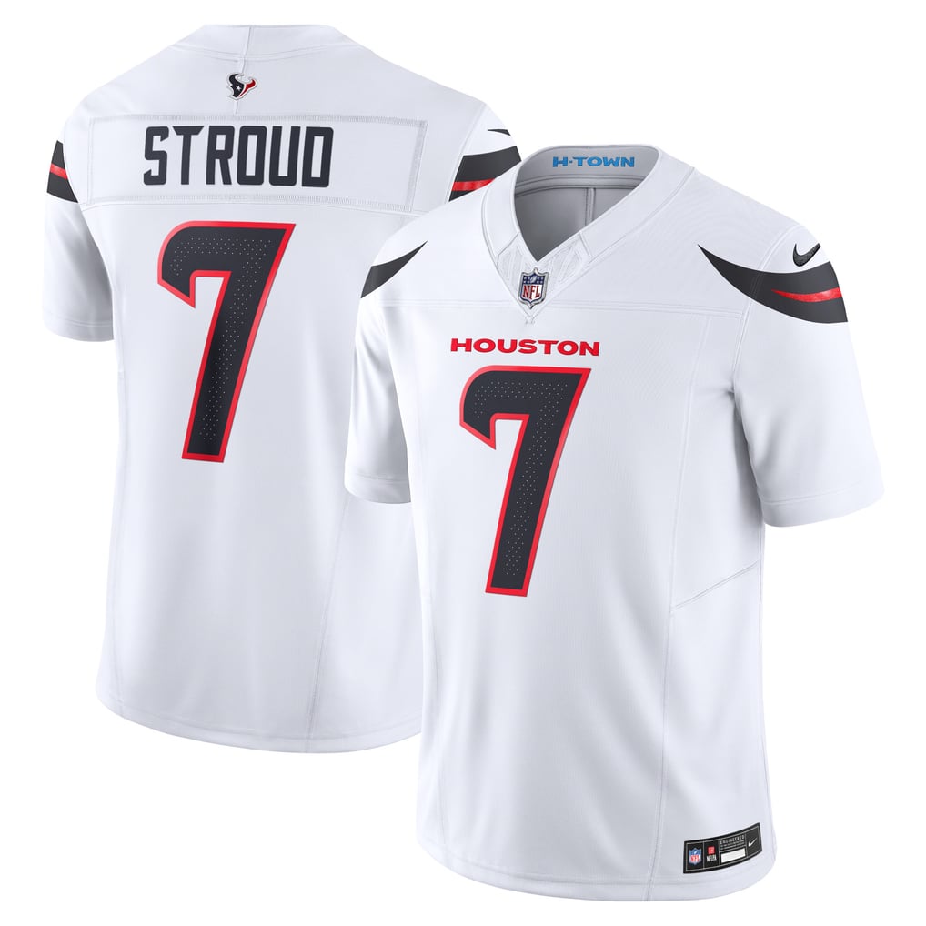 Men's Houston Texans C.J. Stroud White Vapor F.U.S.E. Limited Jersey