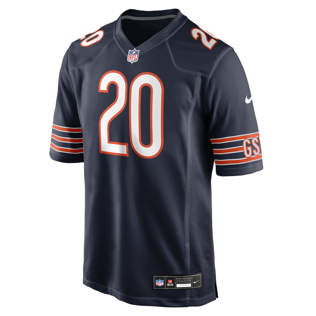 Men's Chicago Bears Clark Phillips III Navy Team Game Jersey