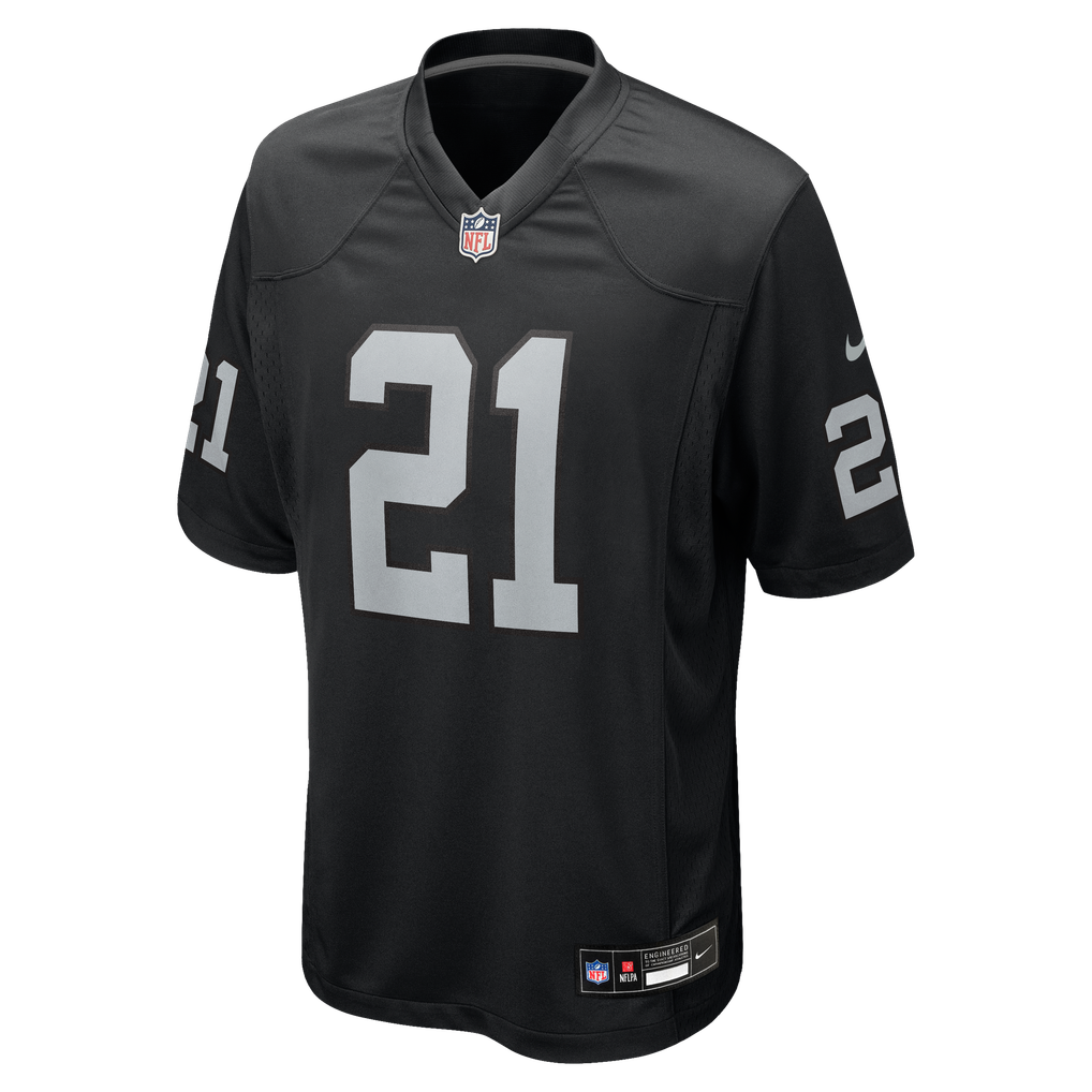 Men's Las Vegas Raiders Cliff Branch Black Retired Player Game Jersey