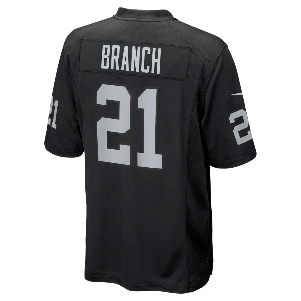 Men's Las Vegas Raiders Cliff Branch Black Retired Player Game Jersey