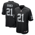 Men's Las Vegas Raiders Cliff Branch Black Retired Player Game Jersey