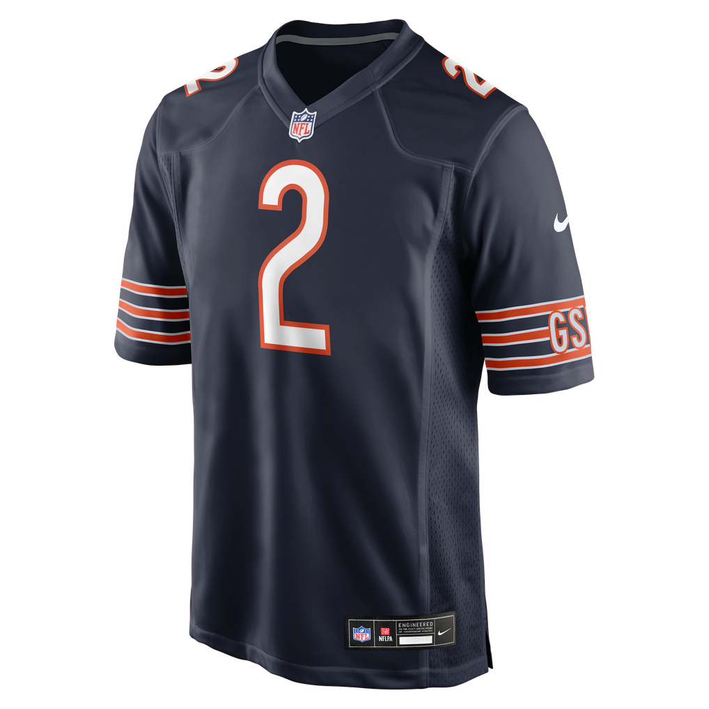 Men's Chicago Bears Coby Bryant Navy Team Game Jersey