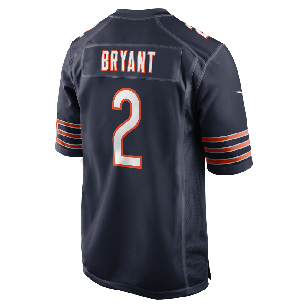 Men's Chicago Bears Coby Bryant Navy Team Game Jersey