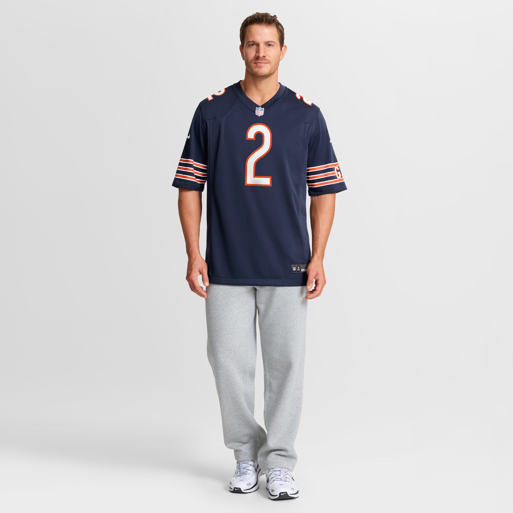 Men's Chicago Bears Coby Bryant Navy Team Game Jersey