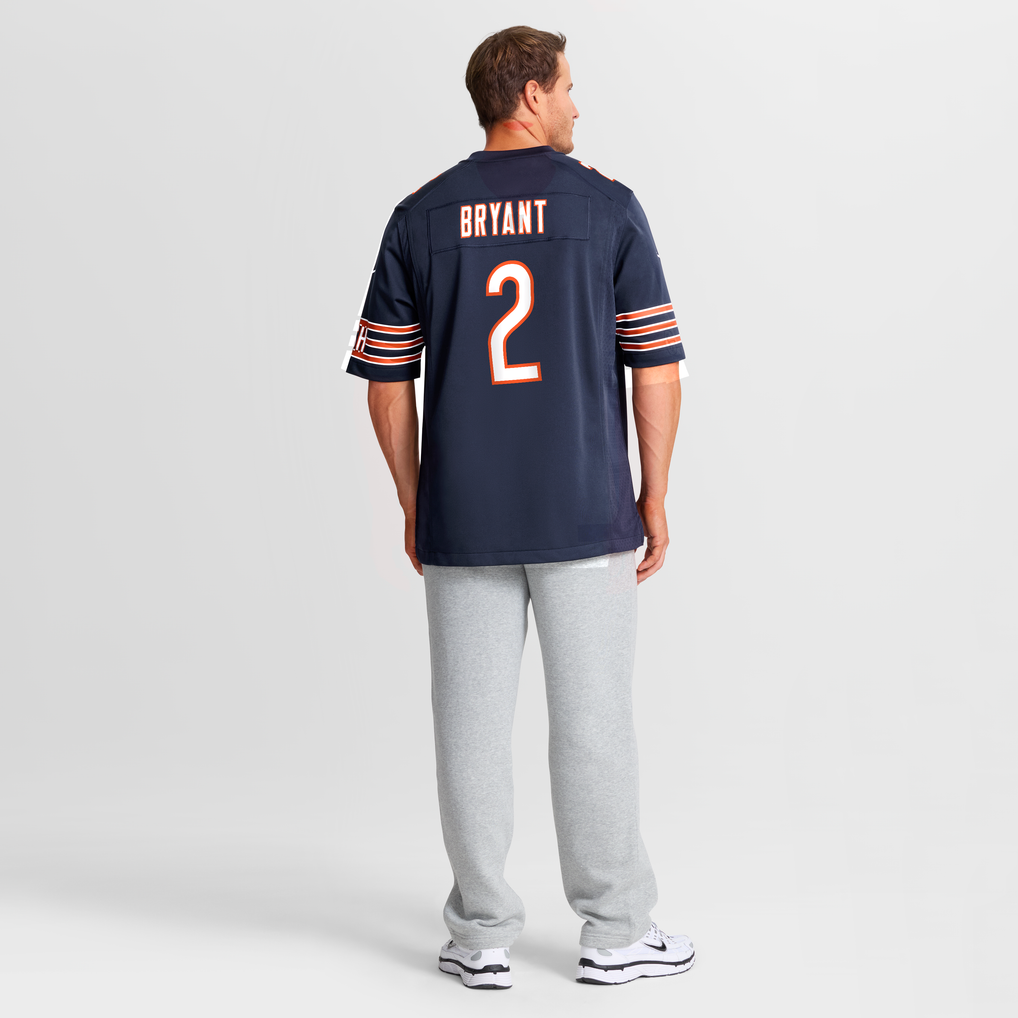 Men's Chicago Bears Coby Bryant Navy Team Game Jersey