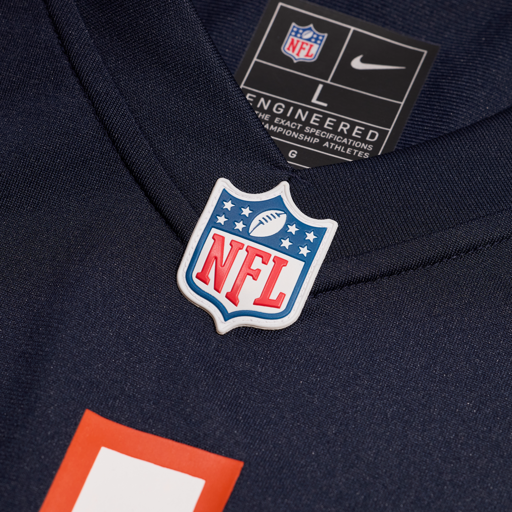 Men's Chicago Bears Coby Bryant Navy Team Game Jersey