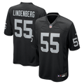 Men's Las Vegas Raiders Cody Lindenberg Black Team Game Jersey