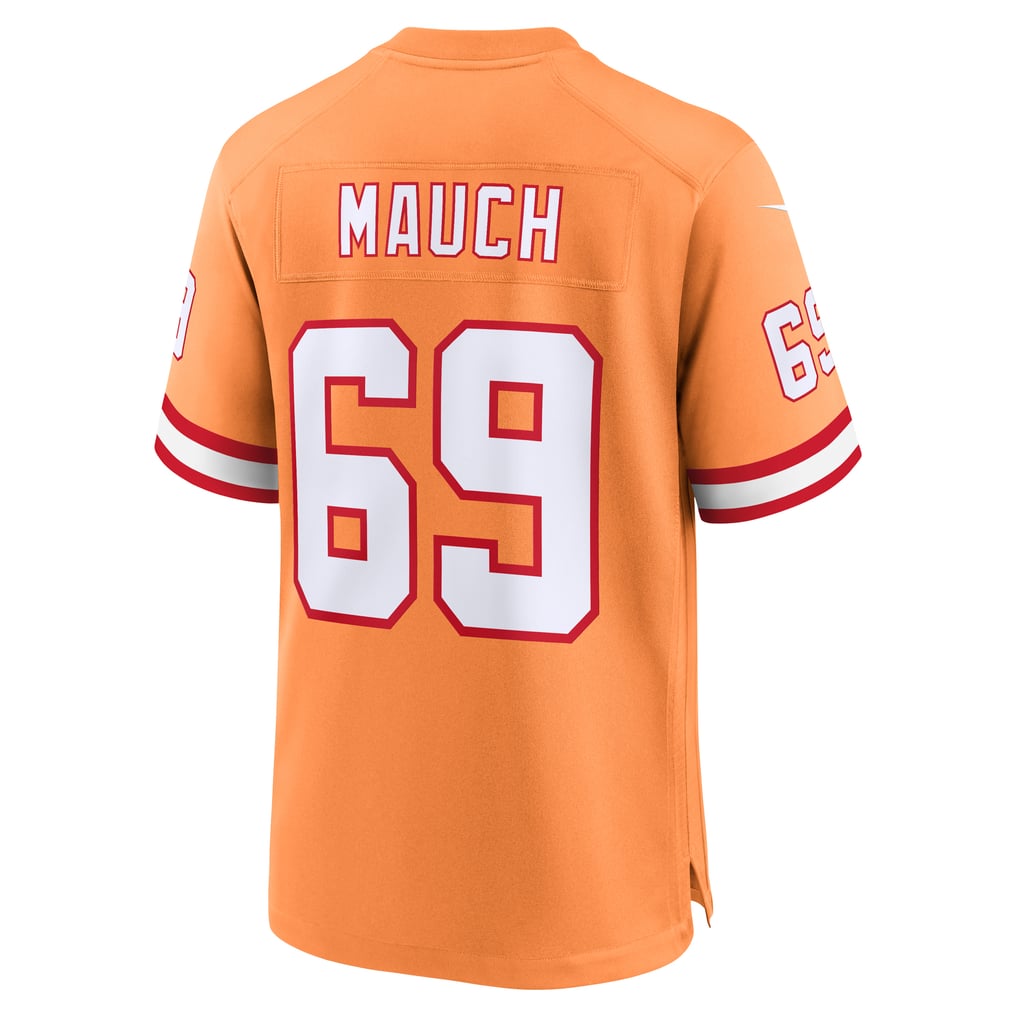 Men's Tampa Bay Buccaneers Cody Mauch Orange Alternate Game Jersey