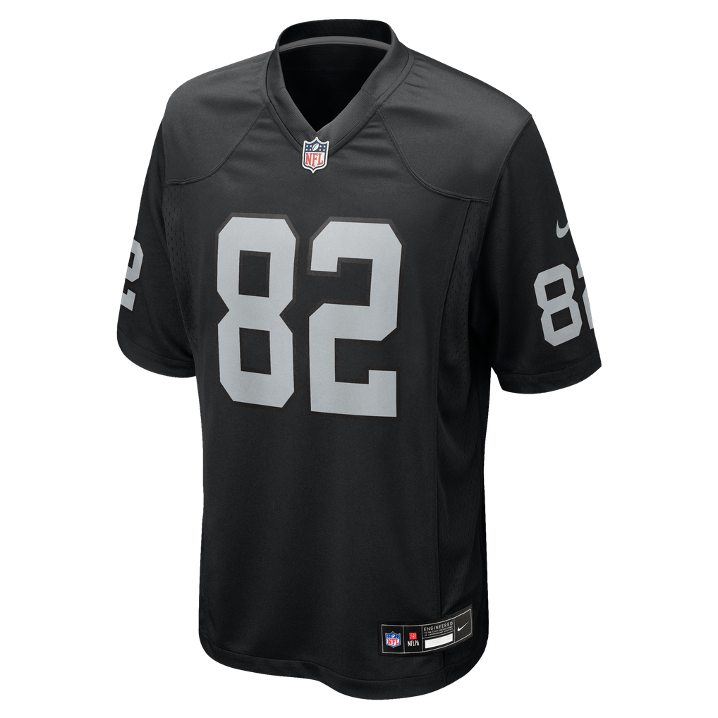 Men's Las Vegas Raiders Cody White Black Team Game Jersey