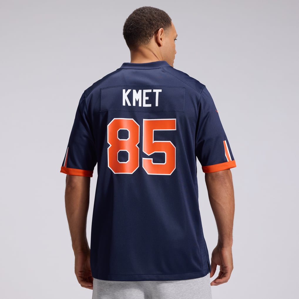 Men's Chicago Bears Cole Kmet Navy 2026 Rivalries Collection Game Jersey