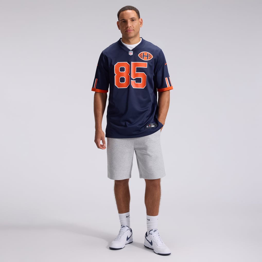 Men's Chicago Bears Cole Kmet Navy 2026 Rivalries Collection Game Jersey