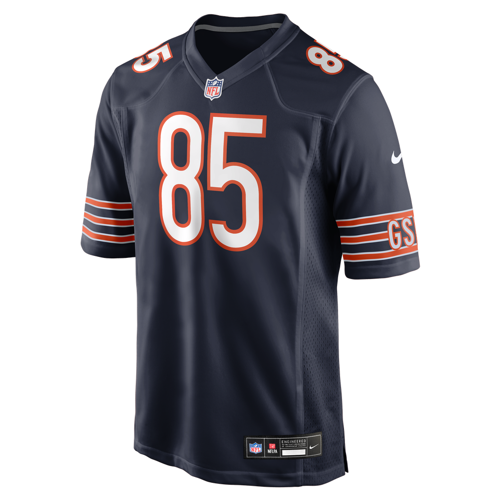 Men's Chicago Bears Cole Kmet Navy Player Game Jersey
