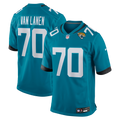 Men's Jacksonville Jaguars Cole Van Lanen Teal Game Player Jersey