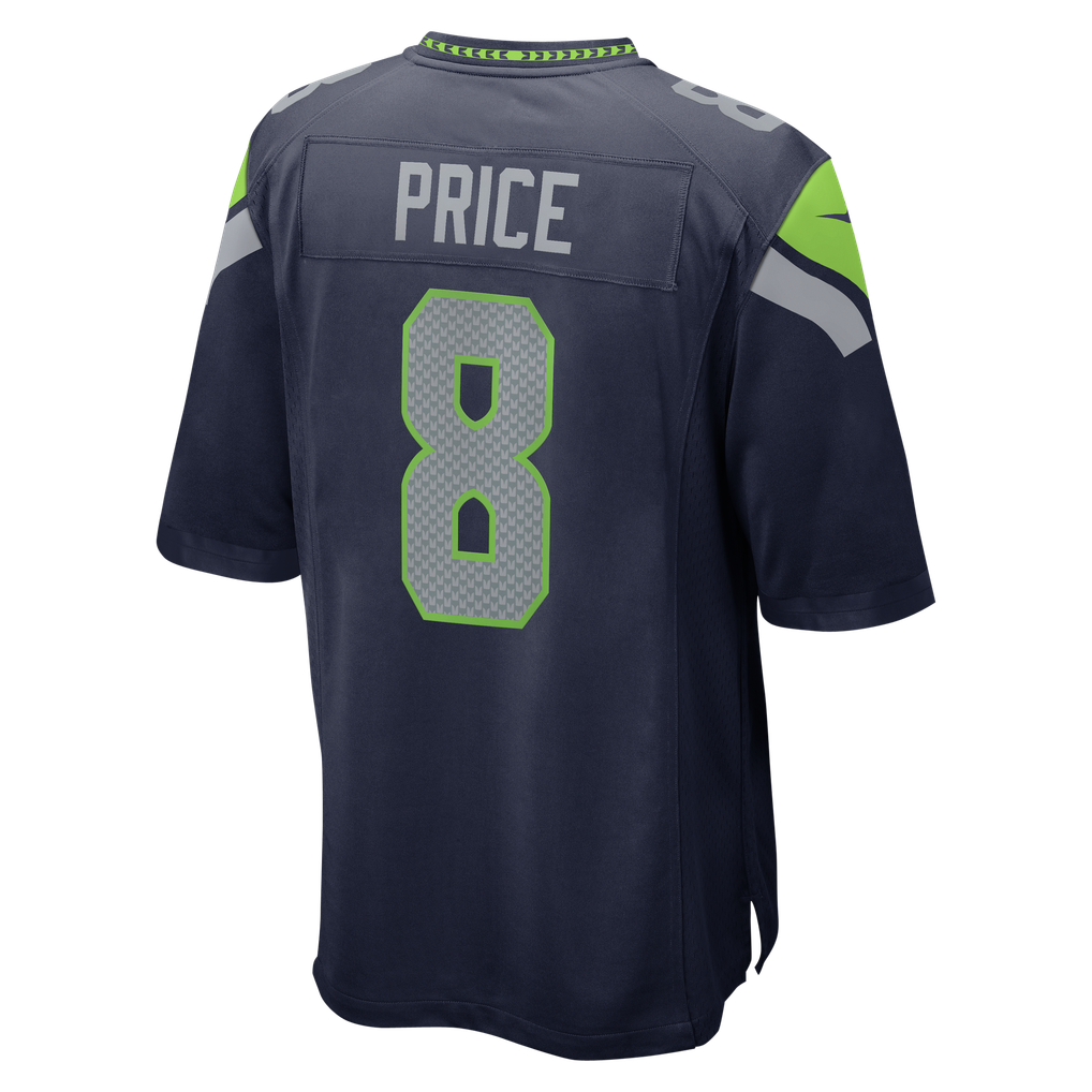 Men's Seattle Seahawks Jadarian Price College Navy Team Game Jersey