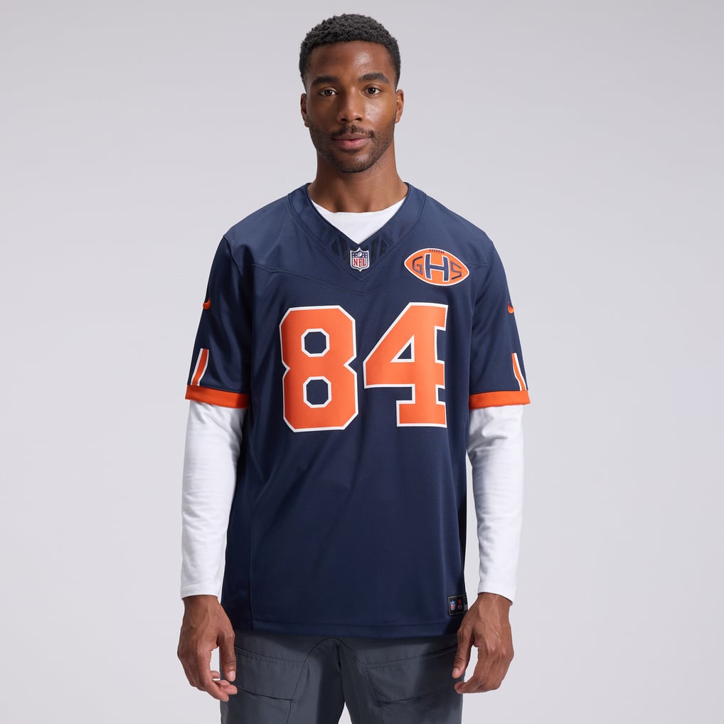 Men's Chicago Bears Colston Loveland Navy 2026 Rivalries Collection Stitched Limited Jersey