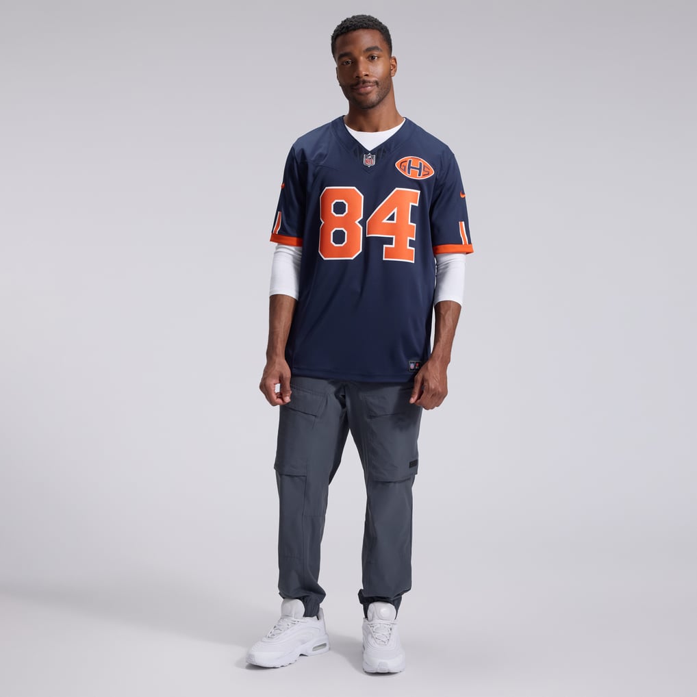 Men's Chicago Bears Colston Loveland Navy 2026 Rivalries Collection Stitched Limited Jersey