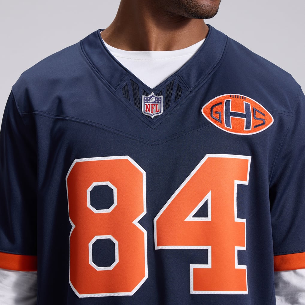 Men's Chicago Bears Colston Loveland Navy 2026 Rivalries Collection Stitched Limited Jersey