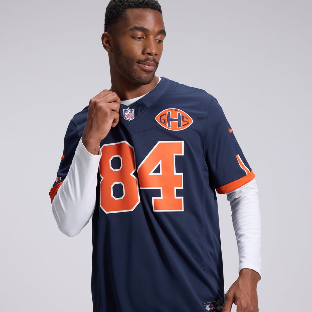 Men's Chicago Bears Colston Loveland Navy 2026 Rivalries Collection Stitched Limited Jersey