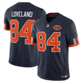 Men's Chicago Bears Colston Loveland Navy 2026 Rivalries Collection Stitched Limited Jersey