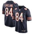 Men's Chicago Bears Colston Loveland Navy Team Game Jersey