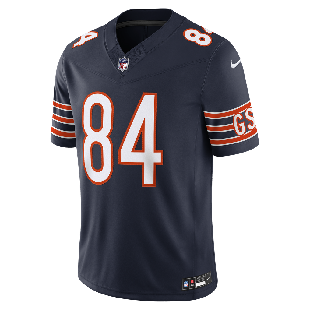 Men's Chicago Bears Colston Loveland Navy Team Vapor F.U.S.E. Stitched Limited Jersey