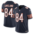 Men's Chicago Bears Colston Loveland Navy Team Vapor F.U.S.E. Stitched Limited Jersey