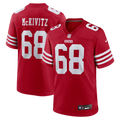 Men's San Francisco 49ers Colton McKivitz Scarlet Game Jersey