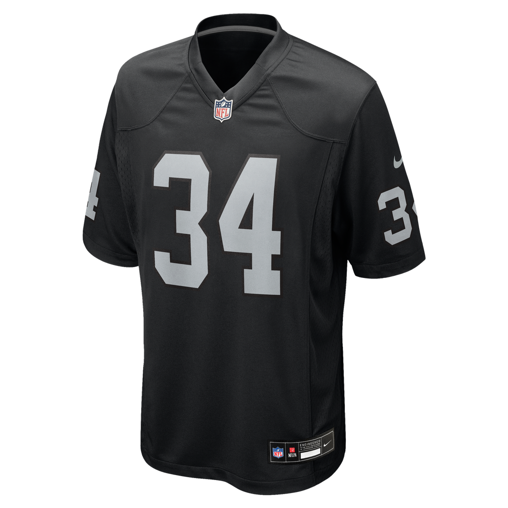 Men's Las Vegas Raiders Connor Heyward Black Team Game Jersey
