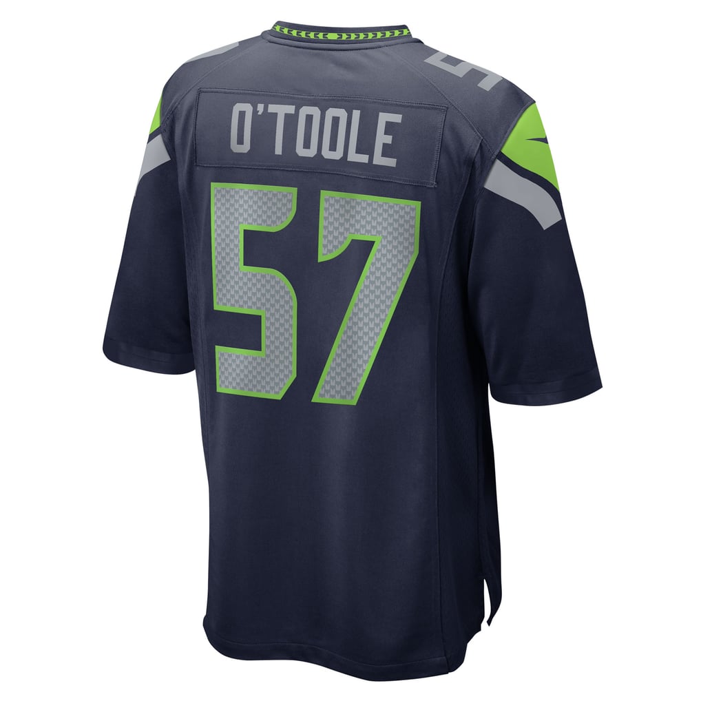 Men's Seattle Seahawks Connor O'Toole College Navy Team Game Jersey