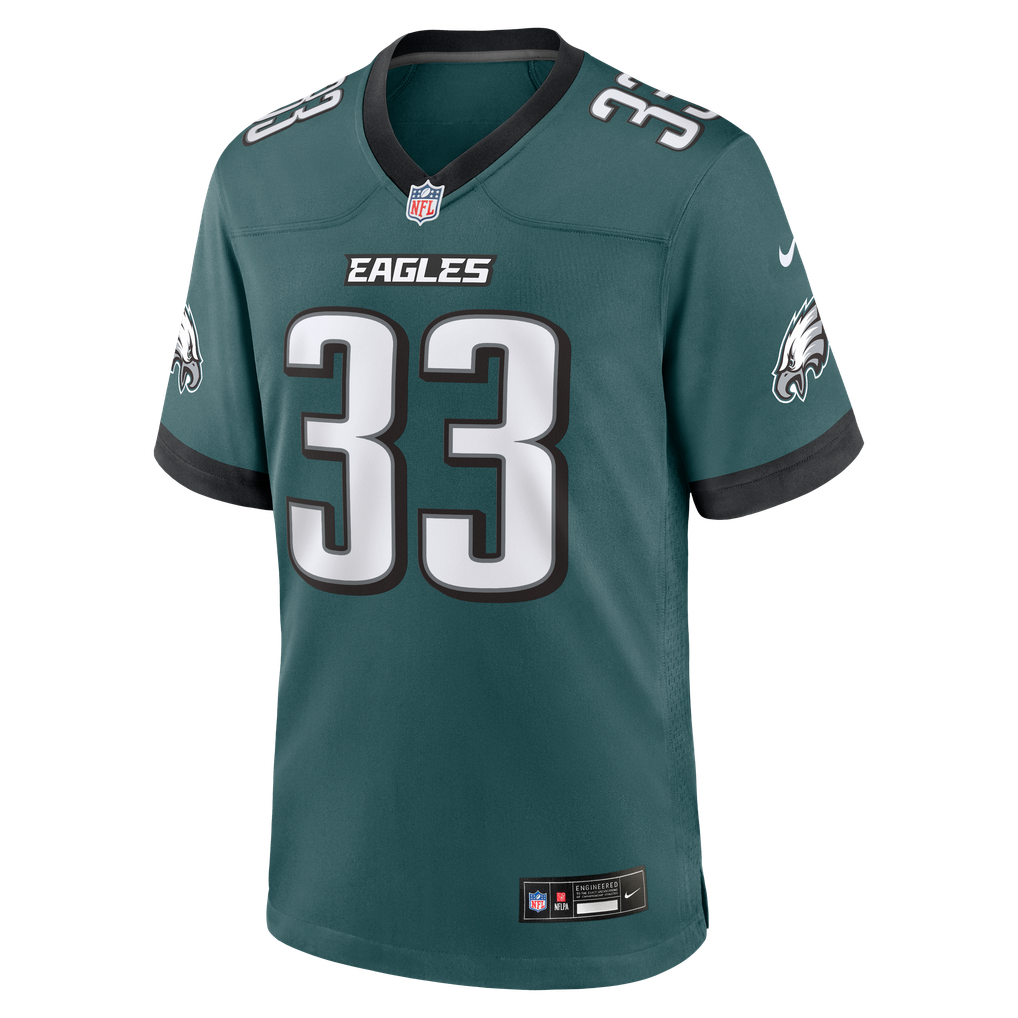 Men's Philadelphia Eagles Cooper DeJean Midnight Green Team Game Jersey