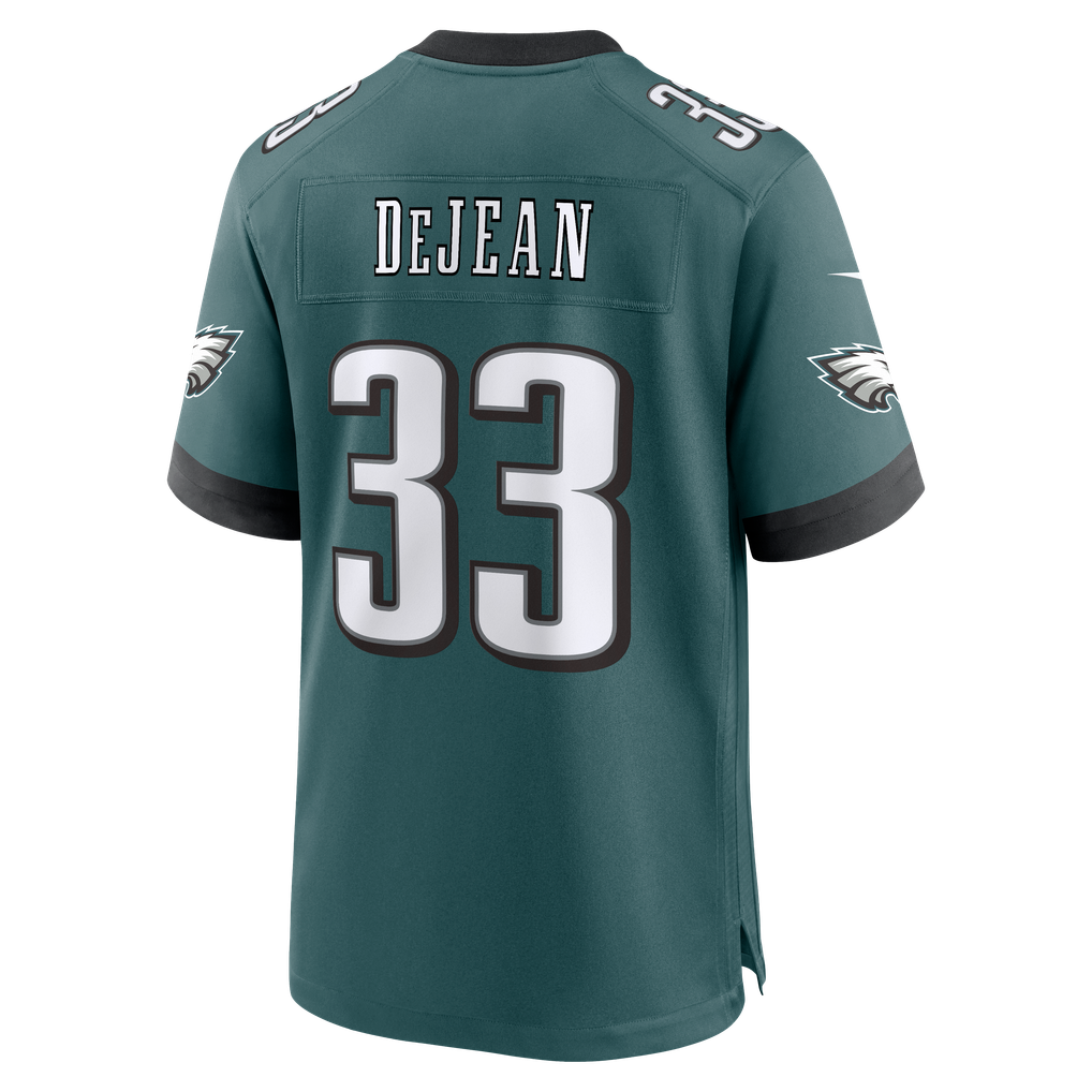 Men's Philadelphia Eagles Cooper DeJean Midnight Green Team Game Jersey