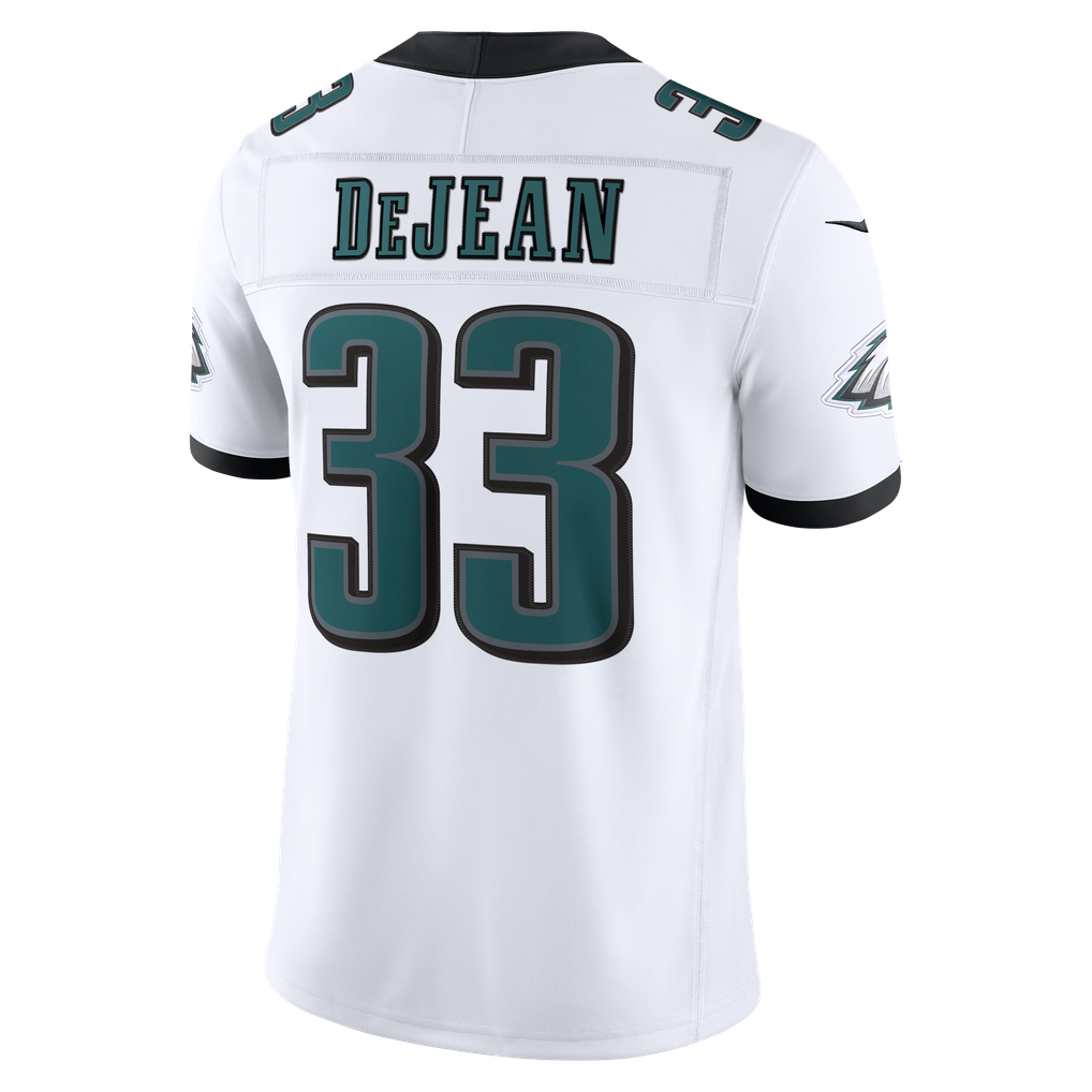 Men's Philadelphia Eagles Cooper DeJean White Vapor F.U.S.E. Stitched Limited Jersey