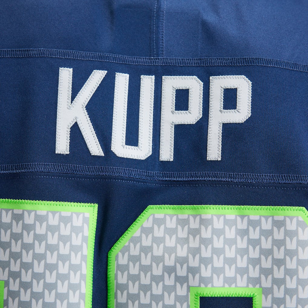 Men's Seattle Seahawks Cooper Kupp College Navy Team Vapor F.U.S.E. Stitched Limited Jersey