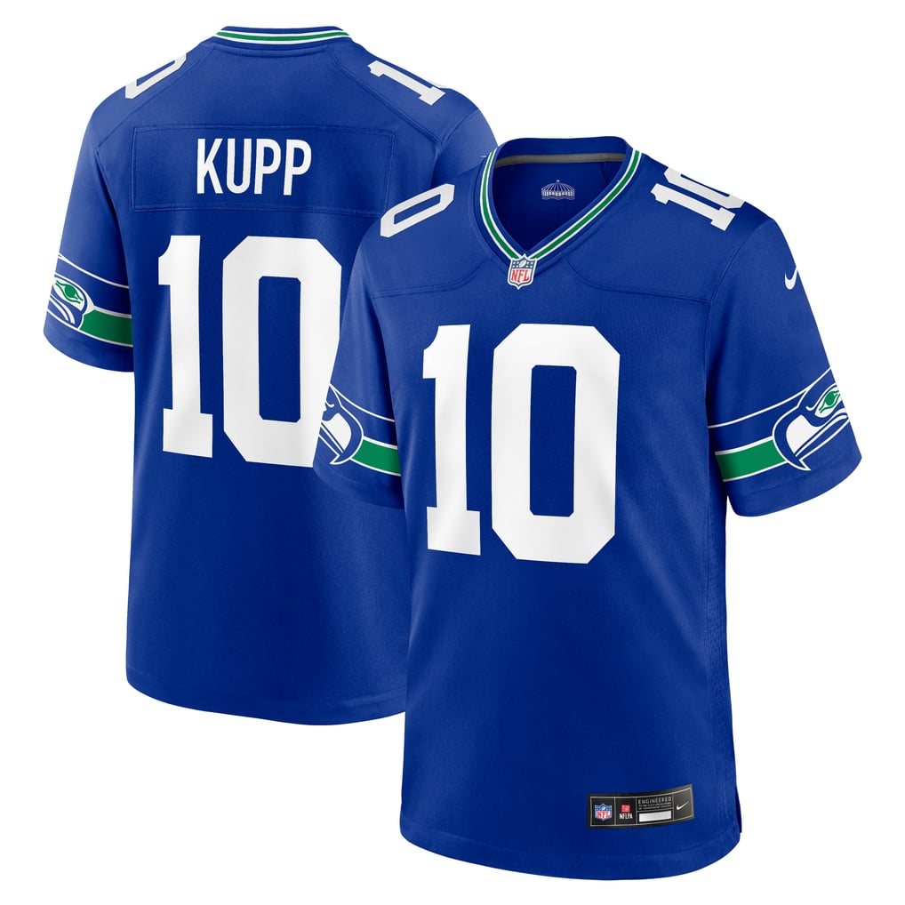 Men's Seattle Seahawks Cooper Kupp Royal Alternate Game Jersey