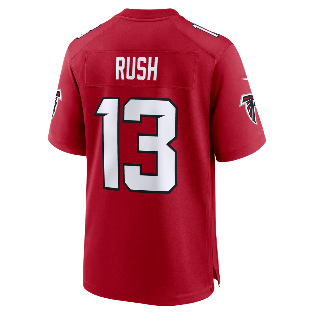Men's Atlanta Falcons Cooper Rush Red Team Game Jersey