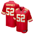 Men's Kansas City Chiefs Creed Humphrey Red Game Jersey