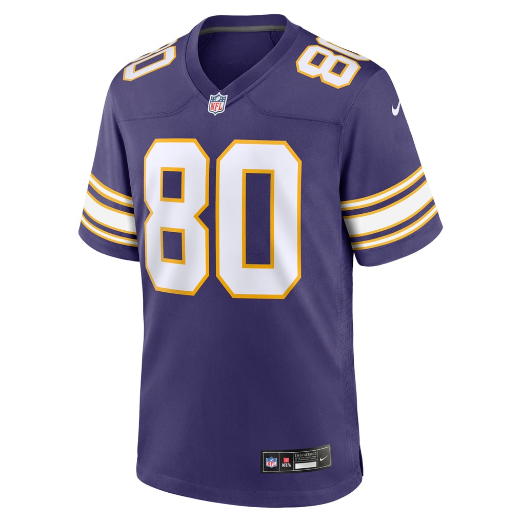 Men's Minnesota Vikings Cris Carter Purple Retired Player Alternate Game Jersey