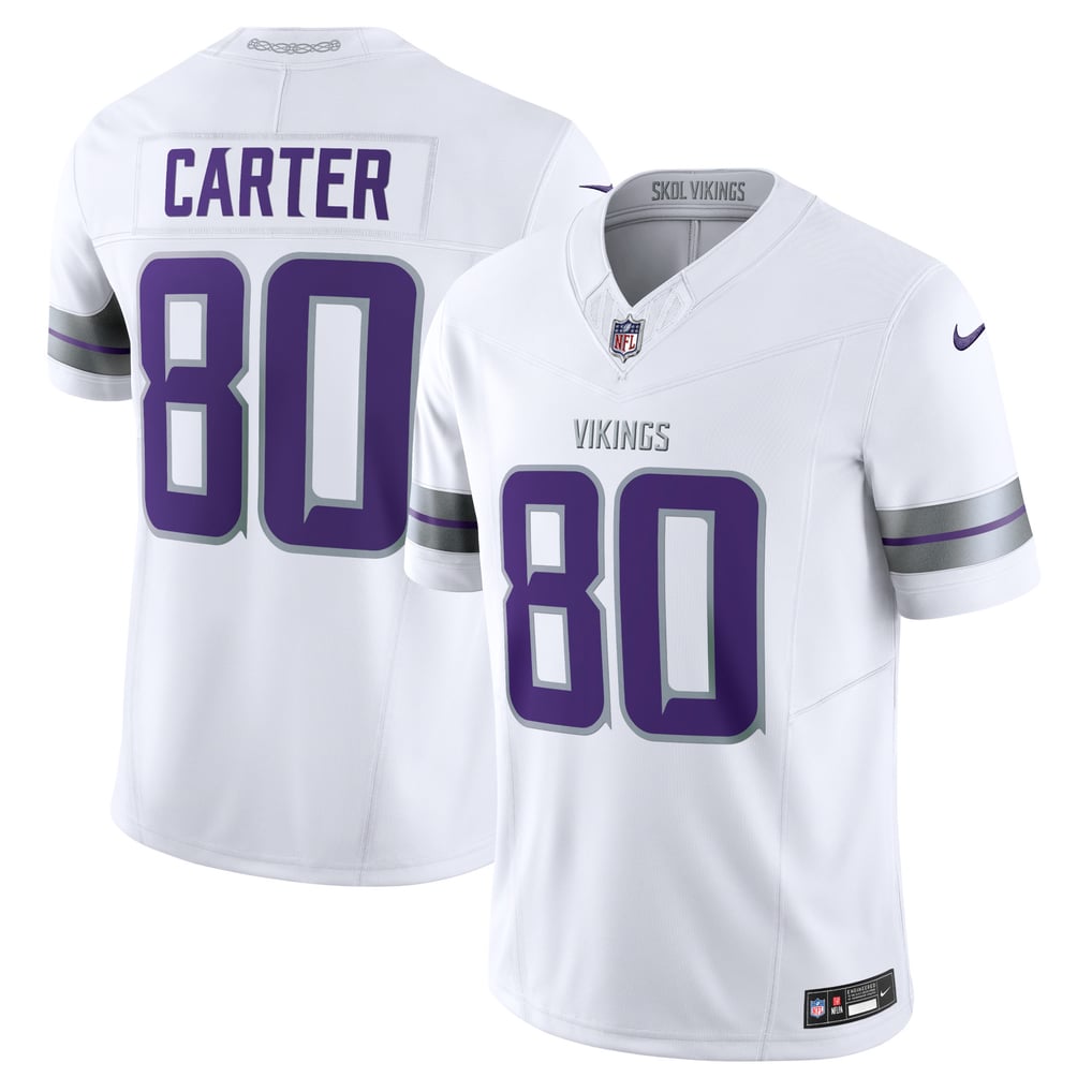 Men's Minnesota Vikings Cris Carter White Alternate Vapor F.U.S.E. Retired Player Limited Jersey