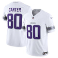 Men's Minnesota Vikings Cris Carter White Alternate Vapor F.U.S.E. Retired Player Limited Jersey