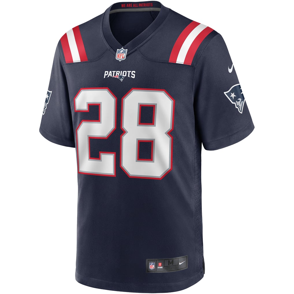 Men's New England Patriots Curtis Martin Navy Game Retired Player Jersey