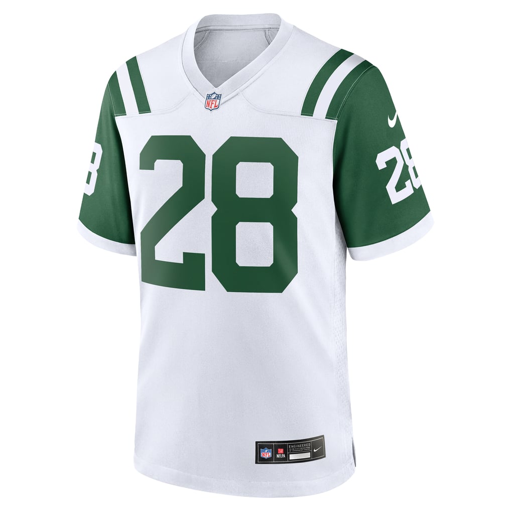 Men's New York Jets Curtis Martin White Retired Player Alternate Game Jersey