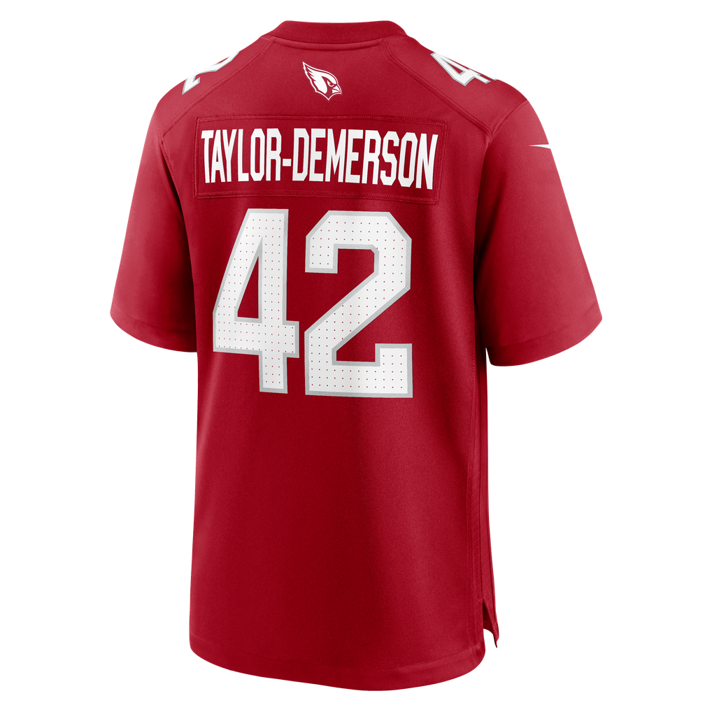 Men's Arizona Cardinals Dadrion Taylor-Demerson Cardinal Team Game Jersey