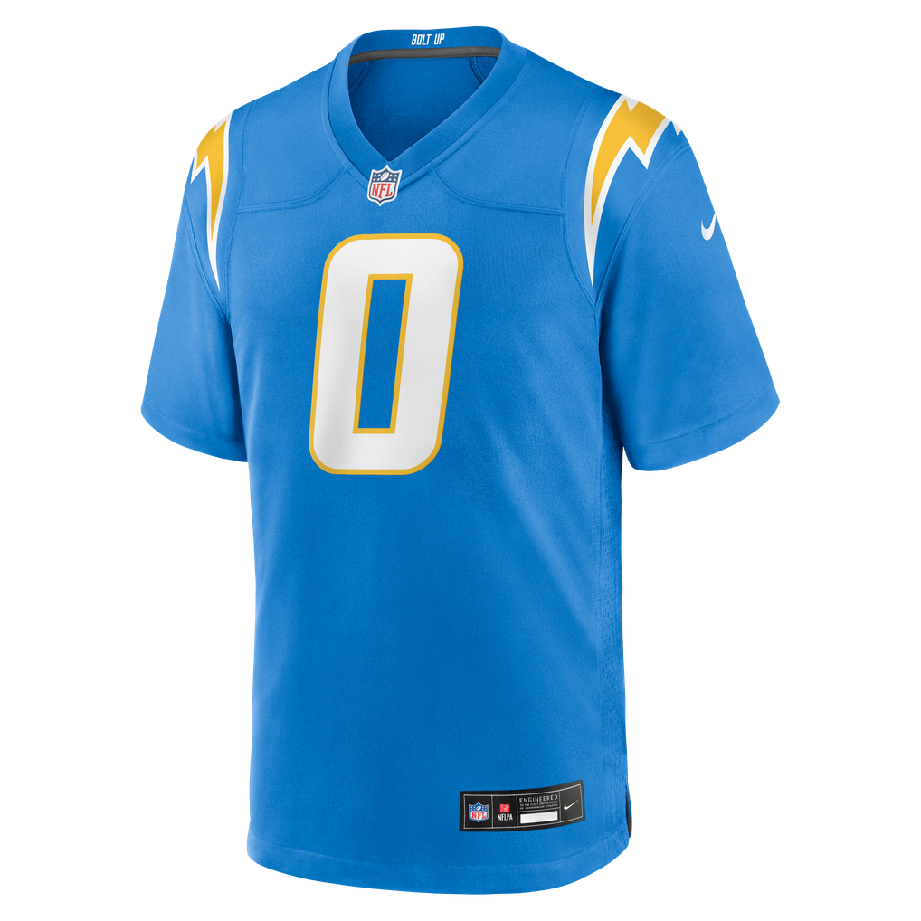 Men's Los Angeles Chargers Daiyan Henley Powder Blue Team Game Jersey