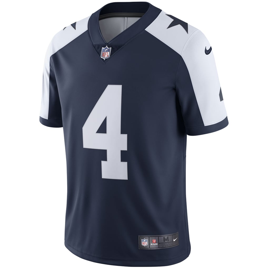 Men's Dallas Cowboys Dak Prescott Navy Alternate Vapor Limited Jersey
