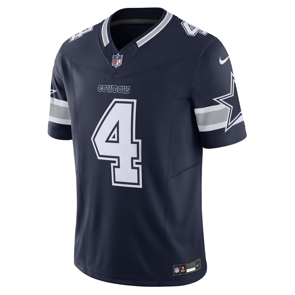 Men's Dallas Cowboys Dak Prescott Navy Vapor F.U.S.E. Limited Jersey