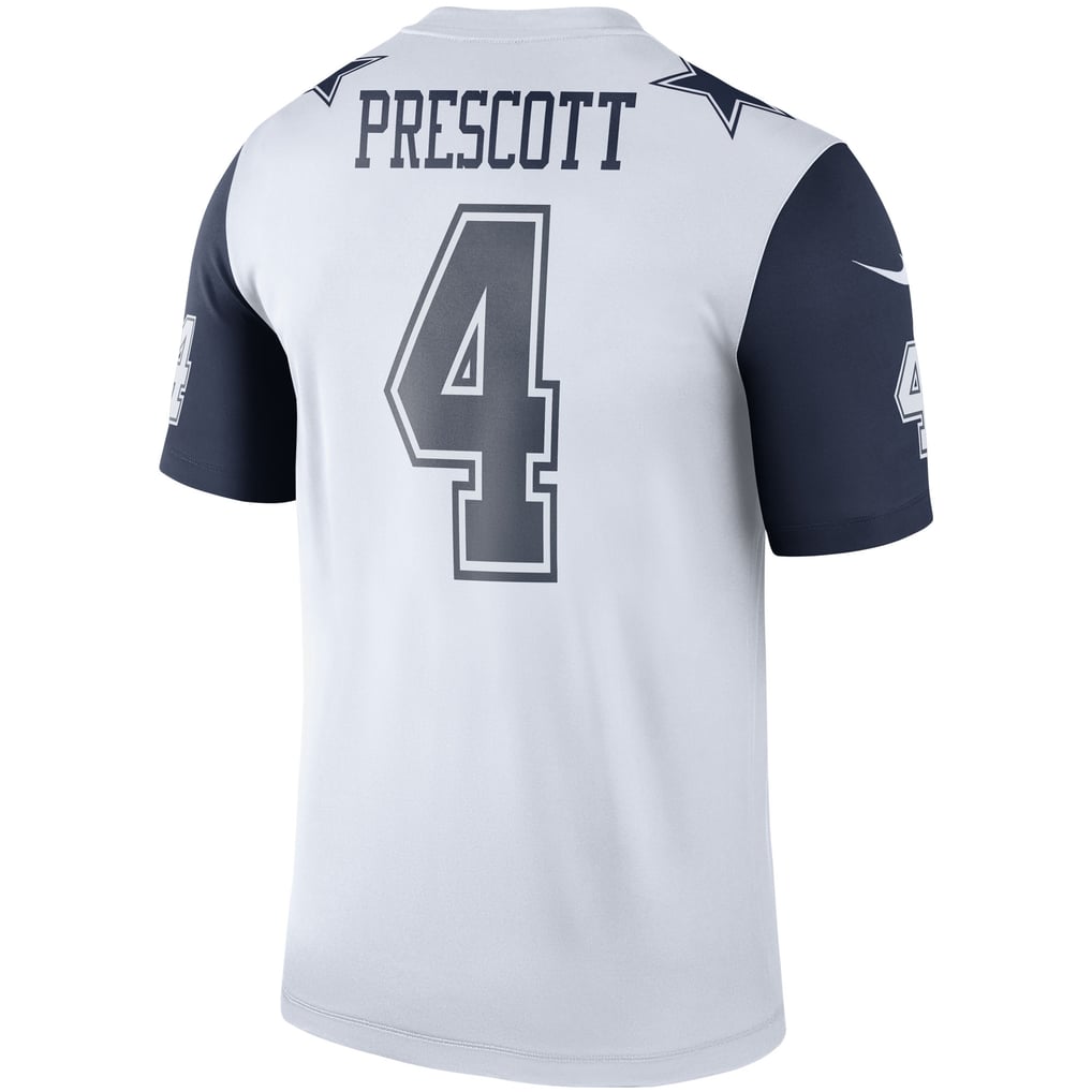 Men's Dallas Cowboys Dak Prescott White Legend Player Performance Top